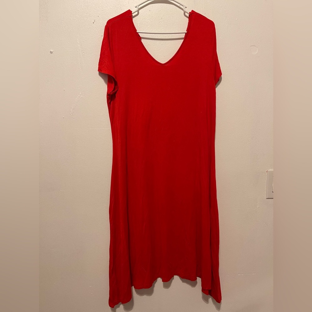Chico’s Candy Apple Red Dress